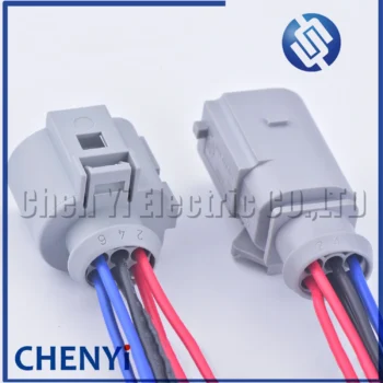 6 Pin EGR Valve Connector Plug With 15cm 18AWG Cable Wire - View 2