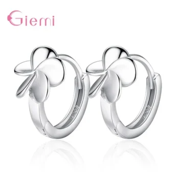 Gift for Girlfriend Daughter Girls Flower 5 Leaf Hoop - View 2