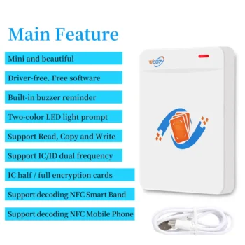 RFID Copier Duplicator Reader Writer 125KHz 13.56MHz USB - View 2