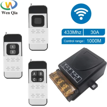 433mhz high power - 433Mhz High Power Wireless Remote Control Switch AC75-220V