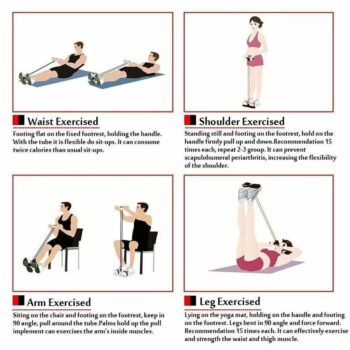 outdoor sports exercise New Outdoor Sports Exercise Pedal Tensioner Sports Rope Fitness Equipment Slim Abdominal Arm Pedal Te