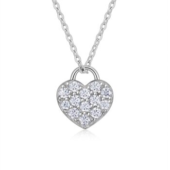 Set With Top-quality Moissanite, This Luxurious And Fashionable Light Luxury Trend Jewelry Necklace Pendant Is Made Of S925 S