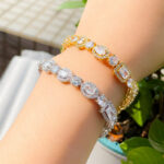 Mingyuan Fashion Water Drop Zircon New Product Bracelet - View 1