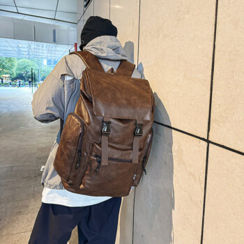 leather backpack - View 1