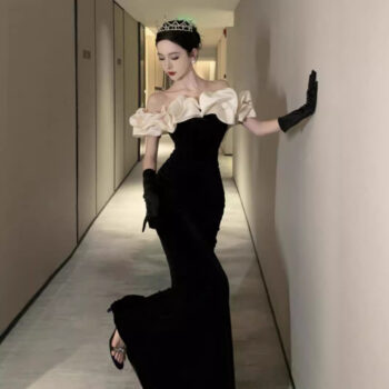 Long Mermaid Gown For Socialite Hosts - Main product image