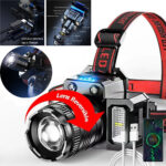 900000lm headlamp rechargeable