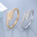 diamond ring Fashion Simple Full Diamond Ring Super Zircon Bangle Ring