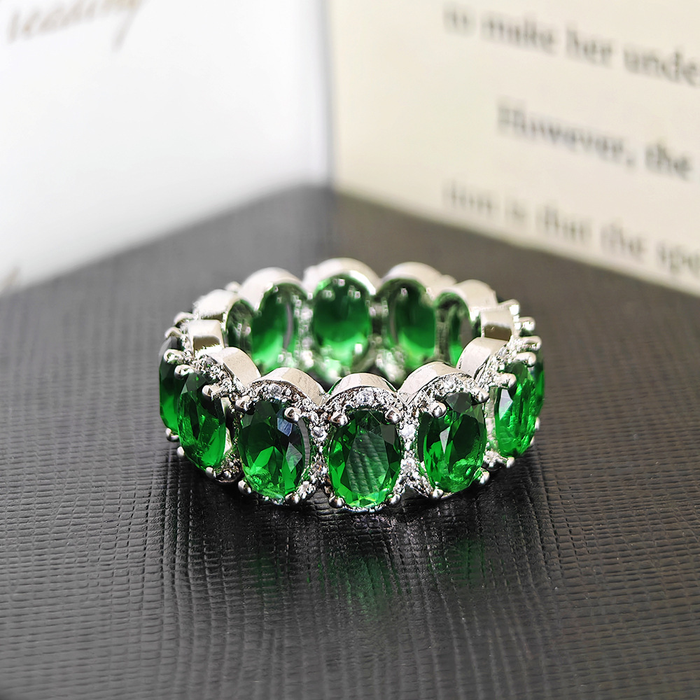 b9202599-3b51-45a8-aac9-dd7a399f0dbe Ring With Ultrasparkling Oval Zircon Inlay - View 4