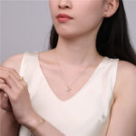 silver earrings - View 1