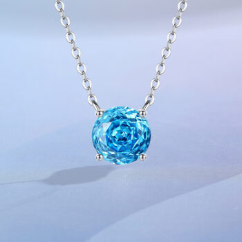 silver necklace - View 1