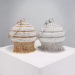 Women's Fashion Glitter Rhinestone Crossbody Clutch Bag - View 1