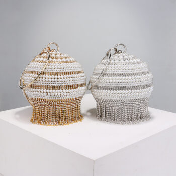 Women's Fashion Glitter Rhinestone Crossbody Clutch Bag - View 1