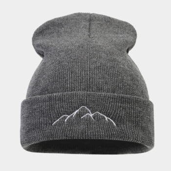 Peak Embroidery Sleeve Cap Trendy Outdoor Fashion Personalized Warm Keeping Beanie Hat - View 2