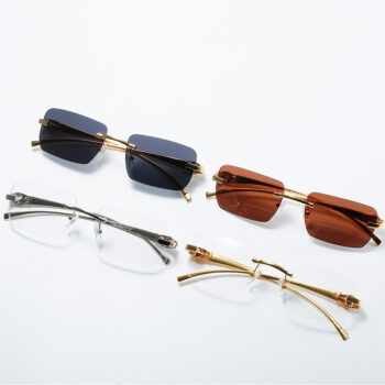 square rimless and - View 1