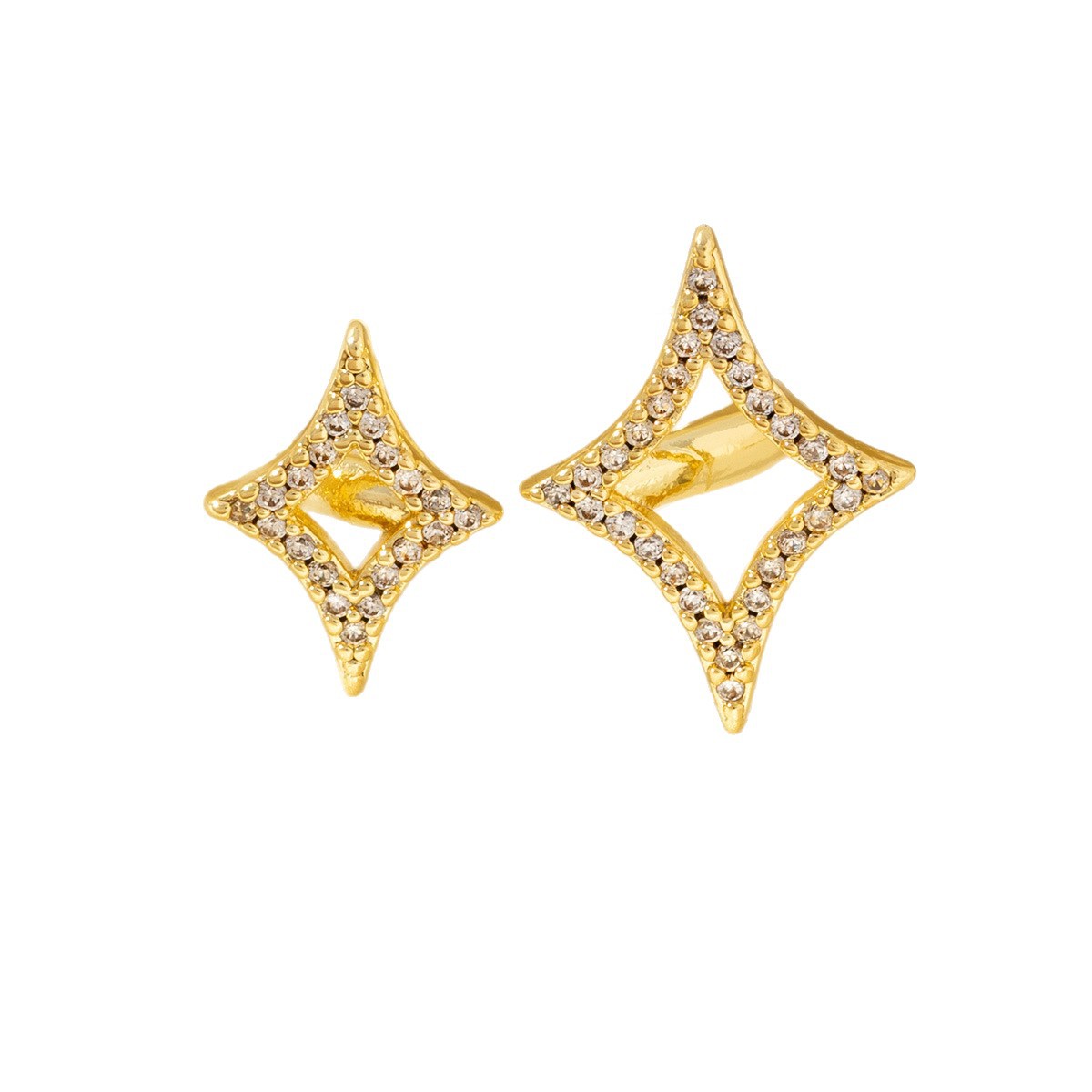 bfda8317-55e5-45e3-b5c5-7a805c9cf326 Stylish And Sophisticated Asymmetric Diamond Ring - View 4