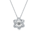 Set With Top-quality Moissanite, This Luxurious And Fashionable Light Luxury Trend Jewelry Necklace Pendant Is Made Of S925 S