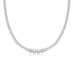 silver necklace - View 1