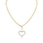 silver necklace - View 1