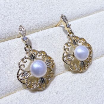 New Chinese Style Retro Affordable Luxury Hollow Micro Inlaid Zircon Earrings - View 1