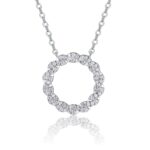 Set With Top-quality Moissanite, This Luxurious And Fashionable Light Luxury Trend Jewelry Necklace Pendant Is Made Of S925 S