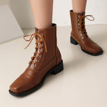 womens comfortable lace-up