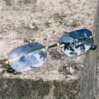 polygon rimless sunglasses - View 1