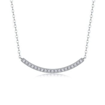 silver necklace - View 1