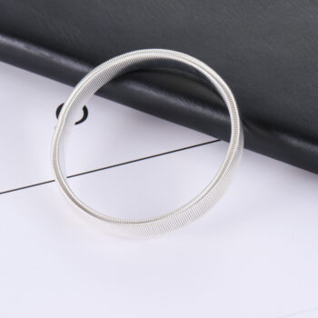 Men's Metal Spring Elastic Elastic Bangle Bracelet Armband Armband