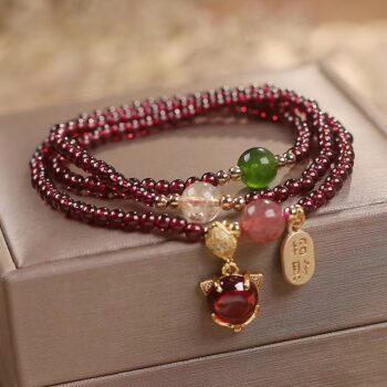 Personality Natural Crystal Fox Bracelet Women - View 1