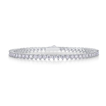 Mark - Set With Top-quality Moissanite Fashion Light Luxury Jewelry Silver Bracelet S925, Silver-plated Platinum - View 1