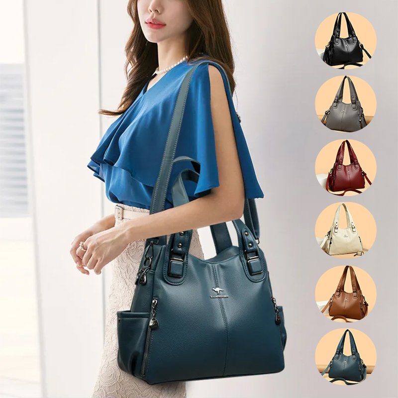 ce891ef0-340d-4316-b7bb-6a8c3cddd1af New Women's Shoulder Bag Fashion Elegant Crossbody Bag Vintage Shoulder Tote Bag Designer Ladies Large Capacity Purse Bags -