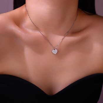 moissanite necklace - View 1