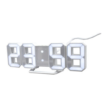LED 3D Stereo Creative Alarm Clock Large Digital Display - View 3