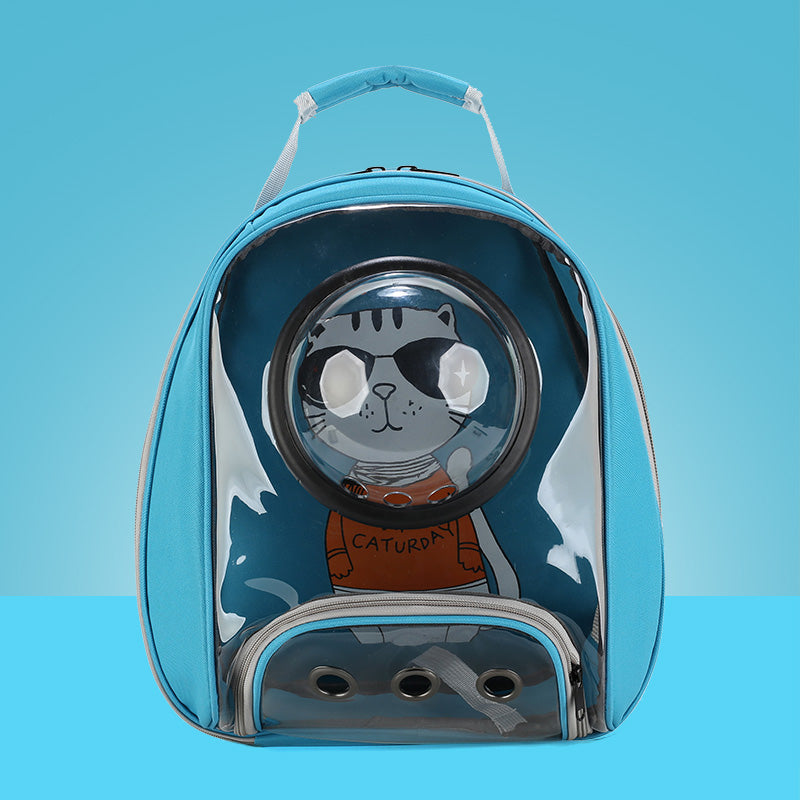 cj-2010244582387523586-0-81917 transparent pet bag - New Fashion Transparent Pet Bag - Cat And Dog Travel