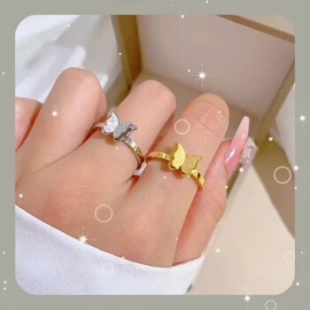 1PC Fashion Minimalist Double-Layer Star Stainless Steel - View 2