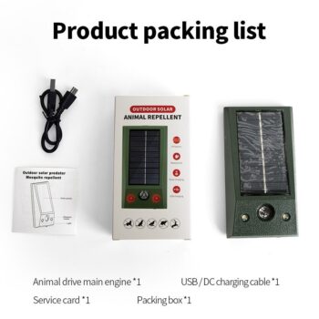 Ultrasonic Bird Dispeller Outdoor Waterproof Electronics