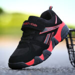 kids sports mesh - Kids Sports Mesh Shoes Boys Running Perforated Shoes With