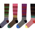 colorful three stripe - Colorful Three-stripe Ankle Socks For Outdoor Outfits