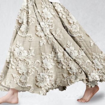 printed skirt - SpringSummer Fashion Womens Big-Flared 3D Printed Skirt