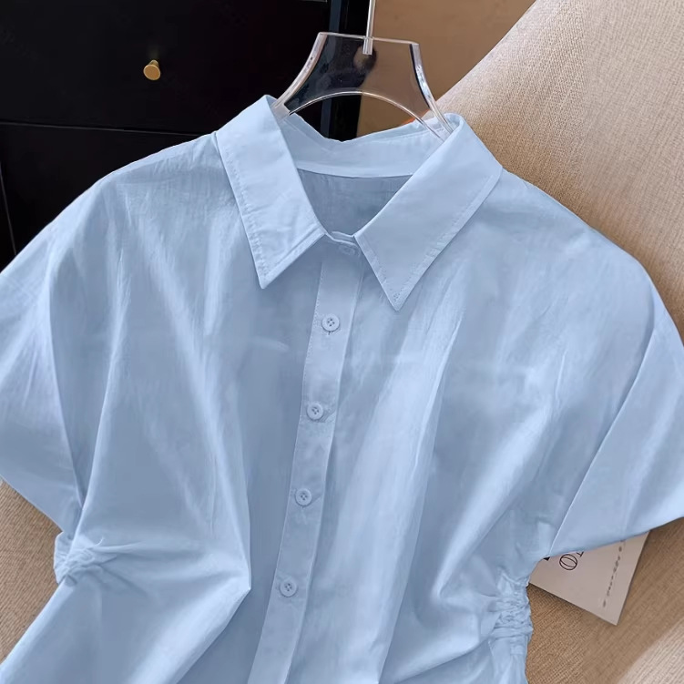 cj-2601080341271617000-2-51804 New Stylish Elegant Womens Waist-cinching Shirt For - View 3