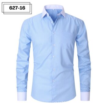 Mens Striped Shirt Summer Fashionable Plus Size - View 2