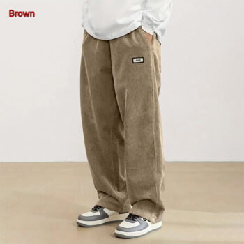 corduroy pants - New Corduroy Casual Pants For Men European And American