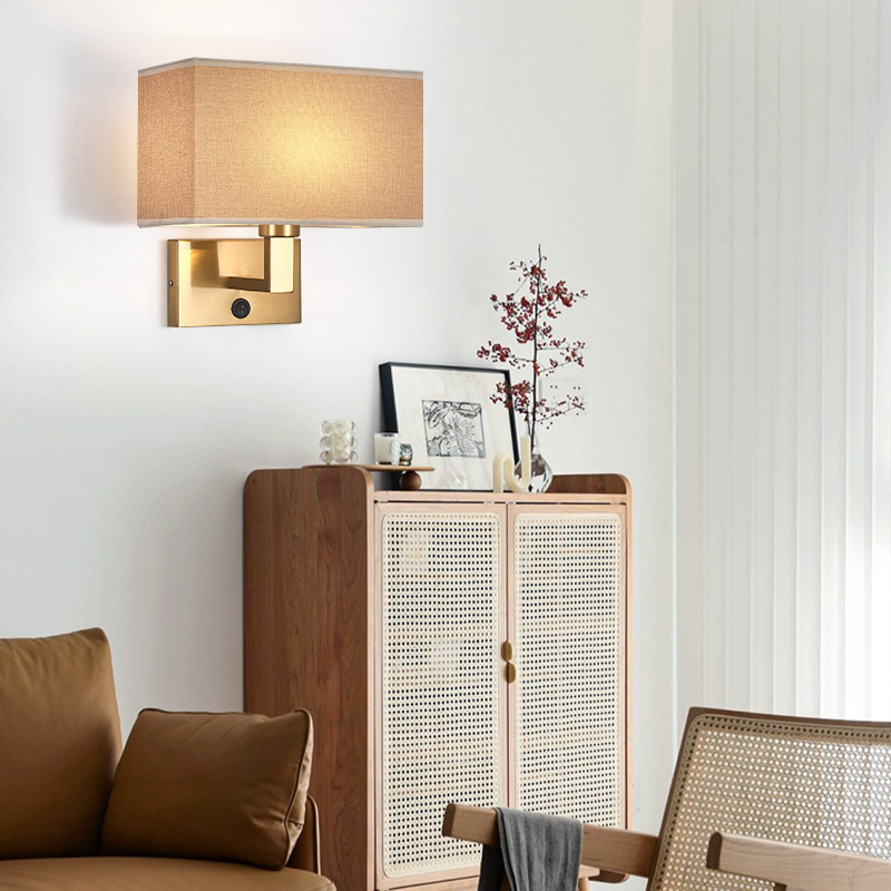 cj-2601100644291611800-0-82404 wall lamp with - Wall Lamp With Bedroom Bedside Wall Lamp Simple Home Design