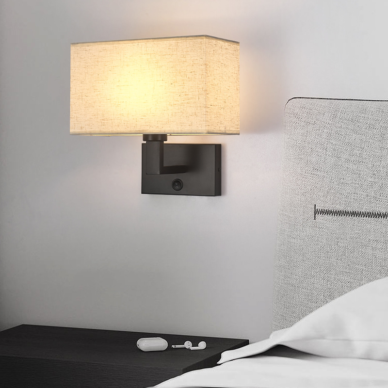 cj-2601100644291611800-4-31575 Wall Lamp With Bedroom Bedside Wall Lamp Simple Home Design - View 5