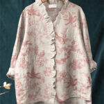 shirt fashion - Loose Print Crew Neck Casual Plus Size Women's T-shirt