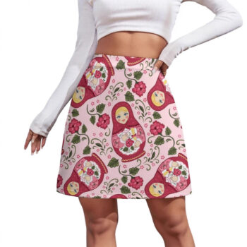 printed skirt - Stylish A-line Printed Skirt For Women