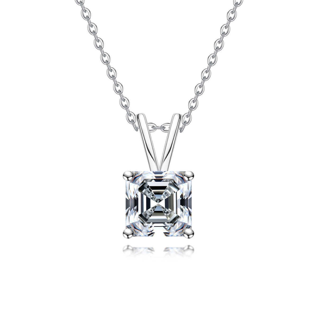 cj-2601111031421624200-3-9768 Moissanite 925 Sterling Silver Pendantlight Fashion-forward - View 4
