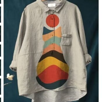 Womens Casual Long-sleeve Shirt Top - View 2