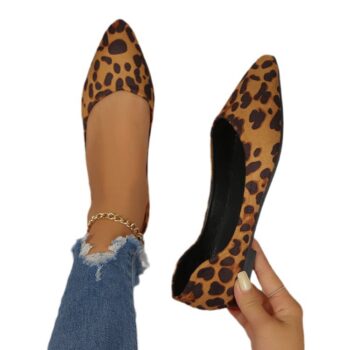leopard print shoes - European And American Leopard-print Womens Shoes For