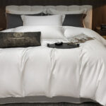 Cotton Solid-Color Bedding Thickened Bed Sheet And Duvet Cover Four-Piece Set - Okita Shop